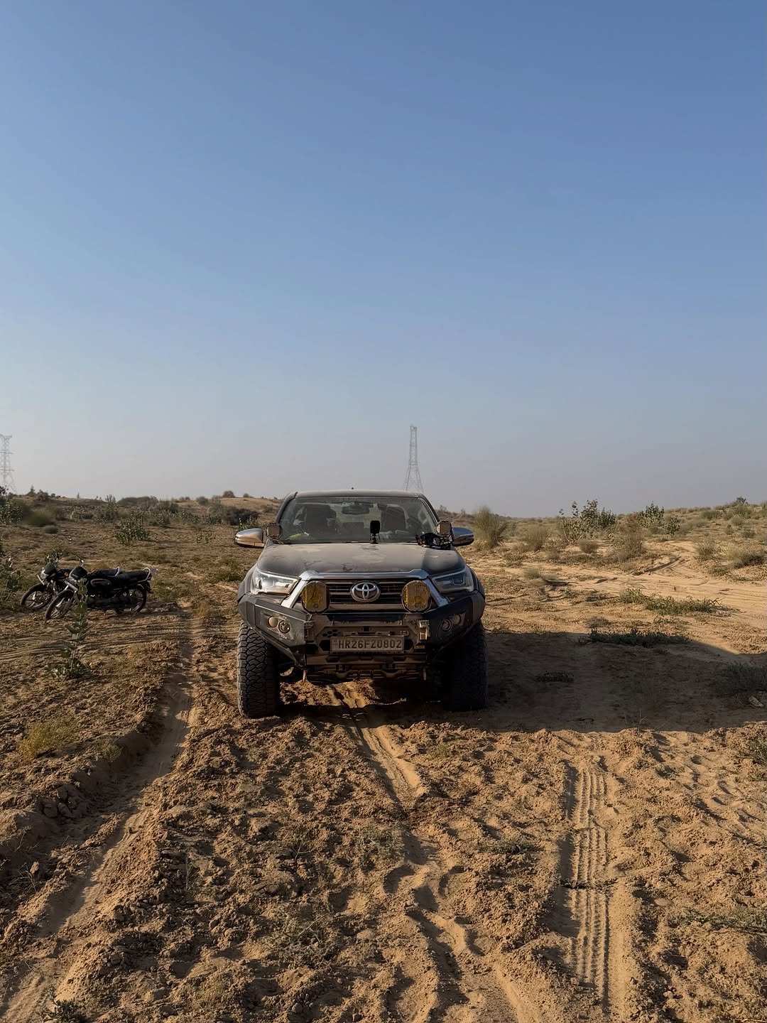 Photo by Inderdeep Singh on January 12, 2026. May be an image of jeep, truck and text.