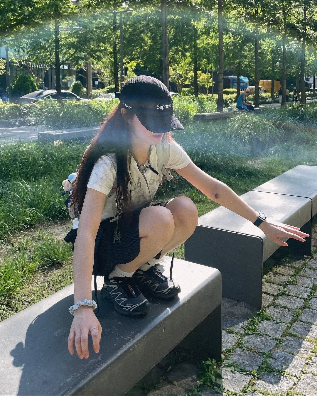 Photo shared by 현뱌 on June 13, 2024 tagging @supremenewyork, @salomon, and @typeservice.web.