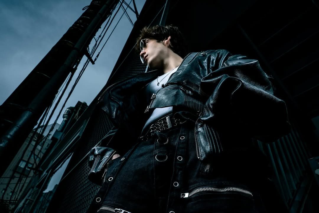 Photo shared by KOLE on November 14, 2025 tagging @bish.op, and @jnksora. May be an image of overcoat, jacket and text.