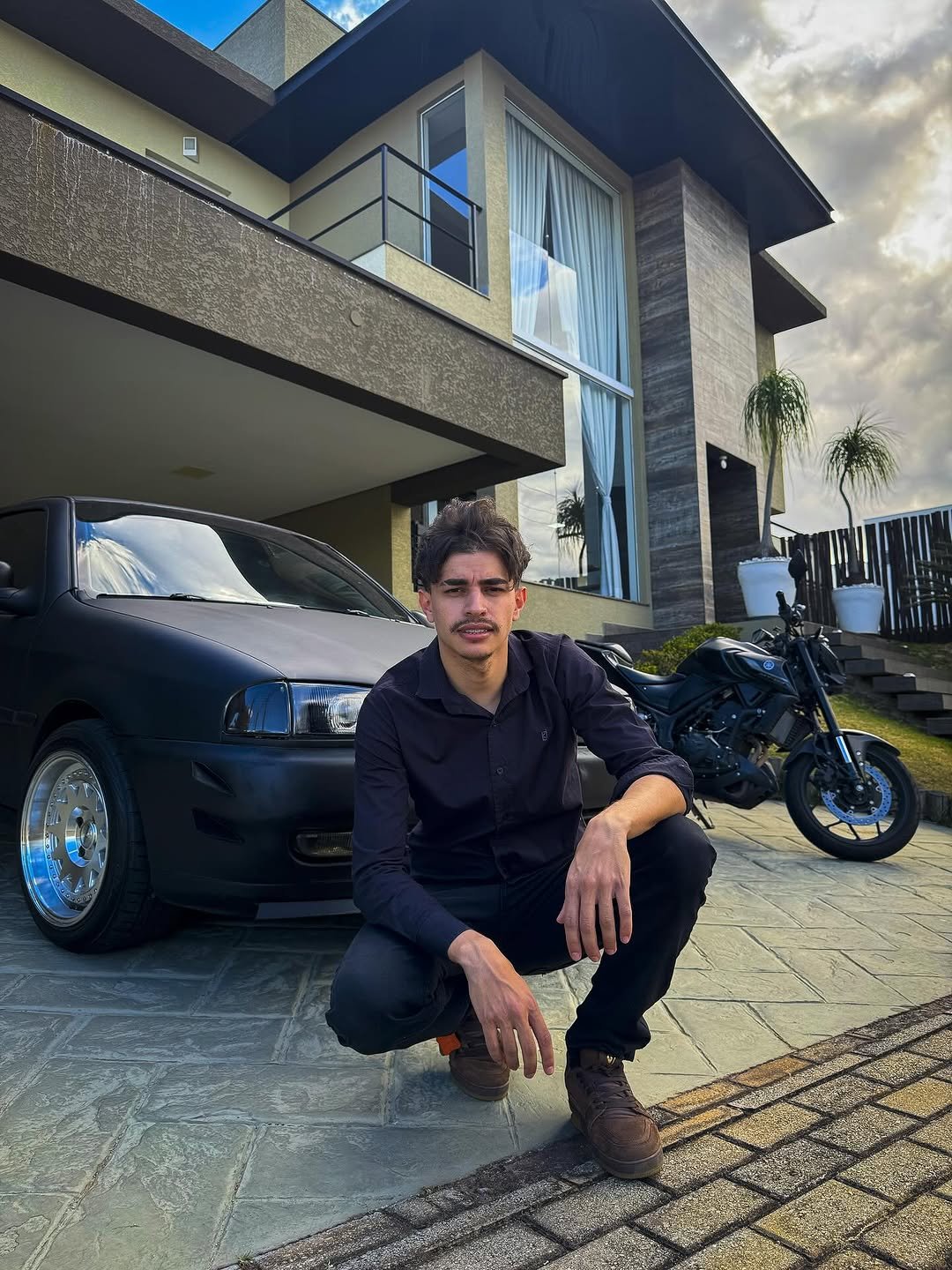 Photo by David Rodrigues on August 31, 2025. May be an image of 1 person, wheel and text.