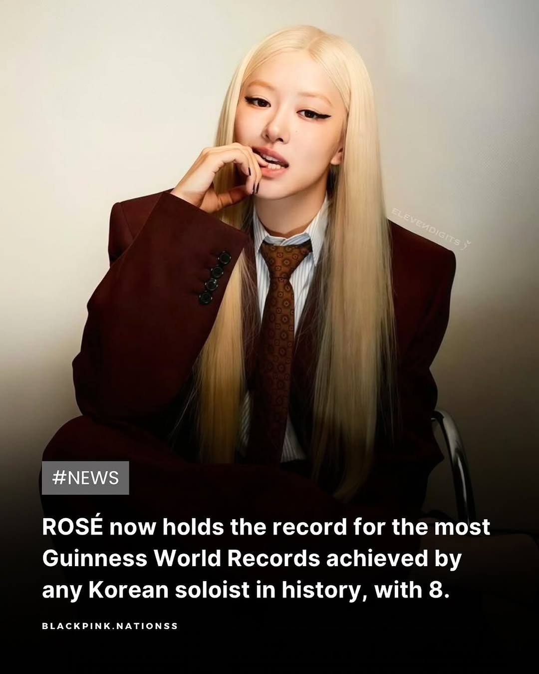 Photo shared by BLACKPINK | BLINK on November 13, 2025 tagging @guinnessworldrecords, @blackpinkofficial, @jennierubyjane, @roses_are_rosie, @sooyaaa__, @lalalalisa_m, and @vampirehollie.