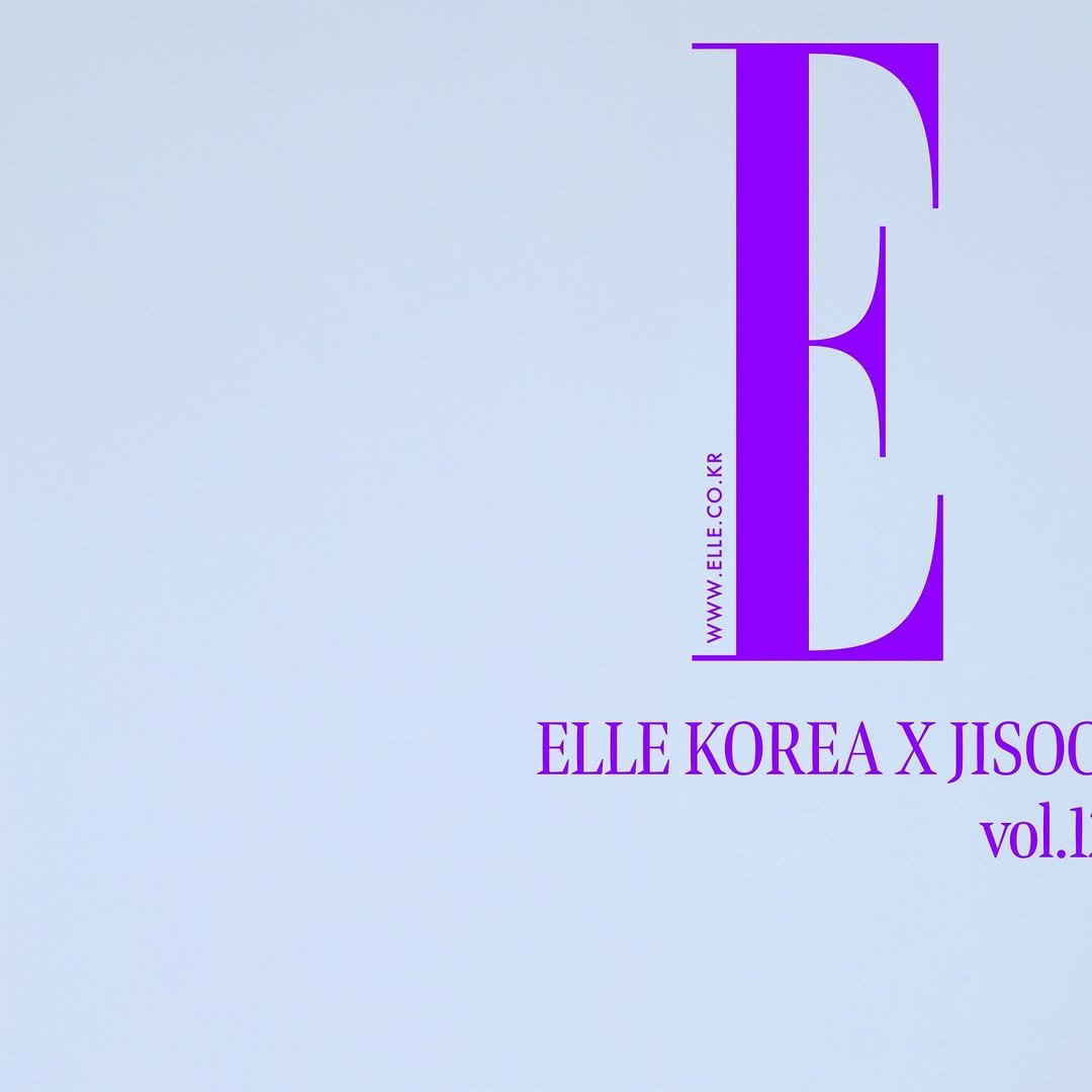 Photo shared by BLISSOO on December 02, 2025 tagging @dior, @ellekorea, and @sooyaaa__. May be an image of one or more people, hair, magazine, poster, top and text that says 'MAN MAT Cenan E ELLE KOREA X JISOO vol.1'.