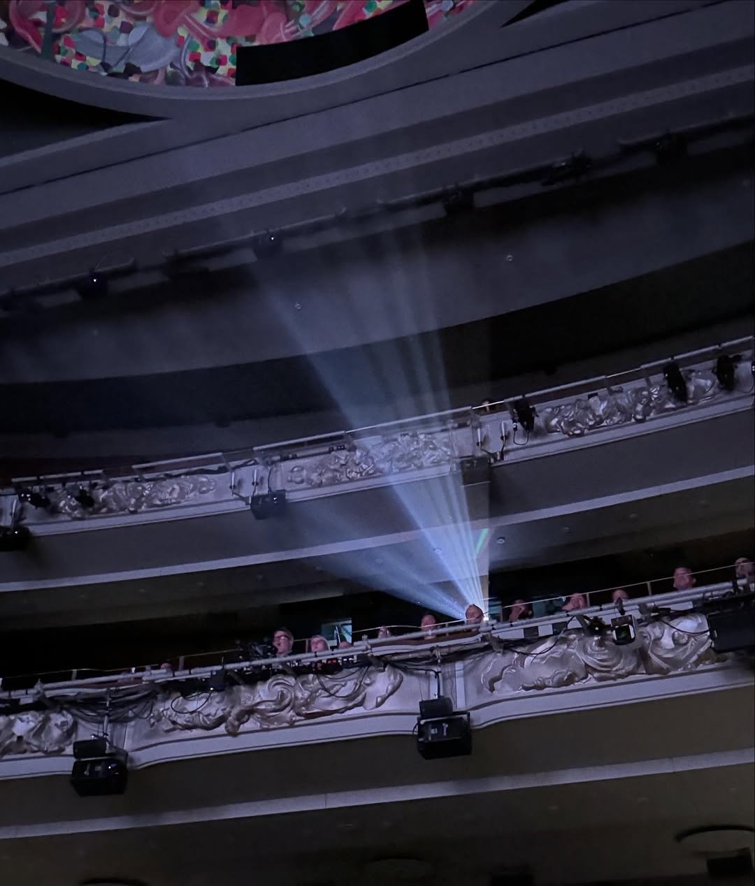 Photo by Hong Kyung on October 27, 2025. May be an image of lighting, speaker and text.