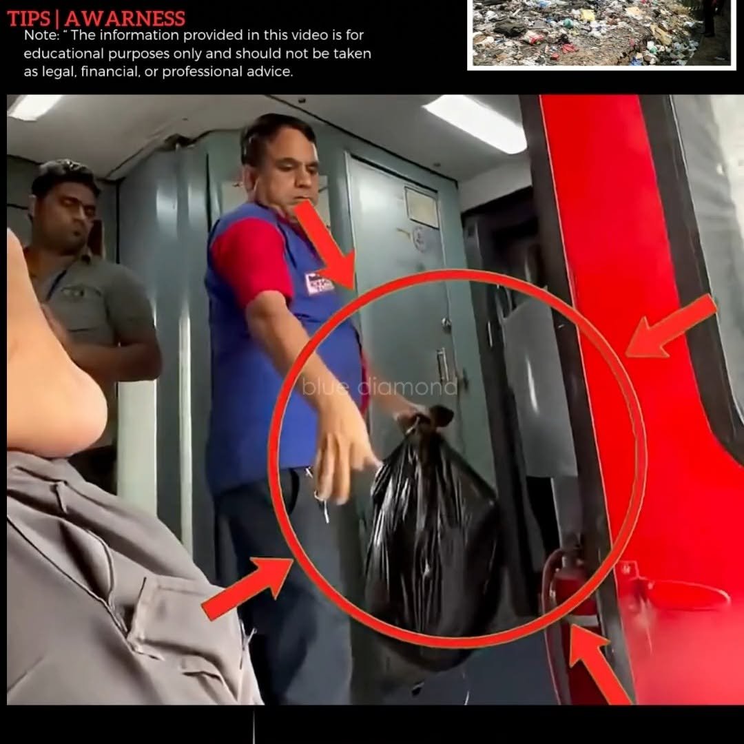 bluediamond7866 게시물 이미지: Garbage spread on railway tracks is a mirror...