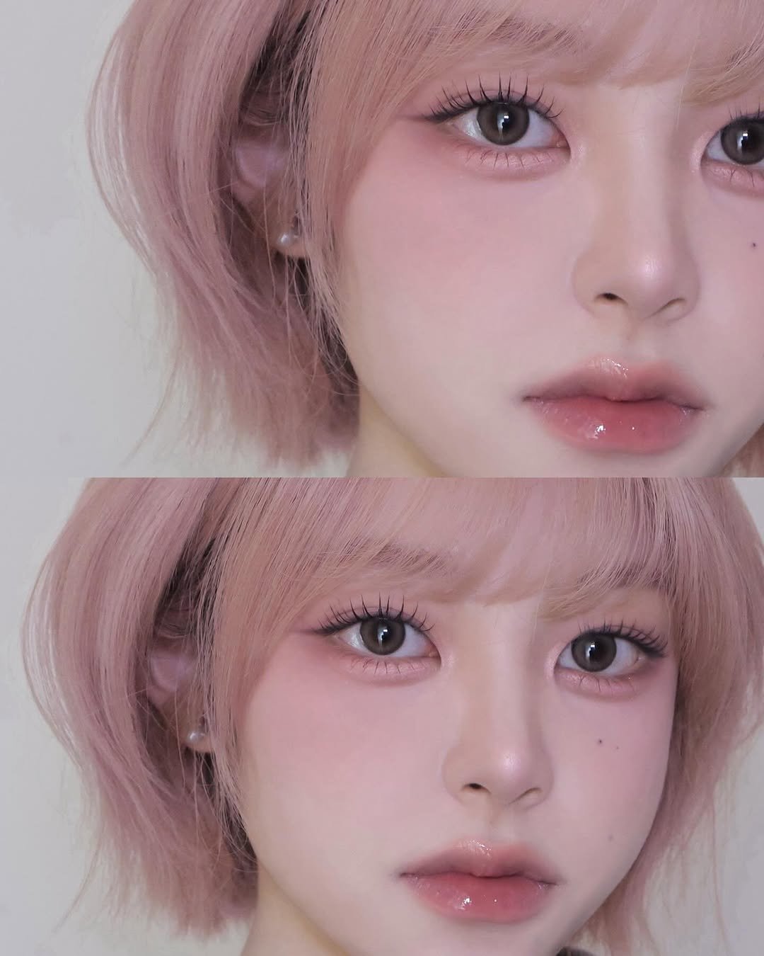 Photo shared by 벨르메종 실장 on January 08, 2026 tagging @clio_official, @naming.cosmetic, and @alternativestereo. May be a closeup of one or more people, hair and text.