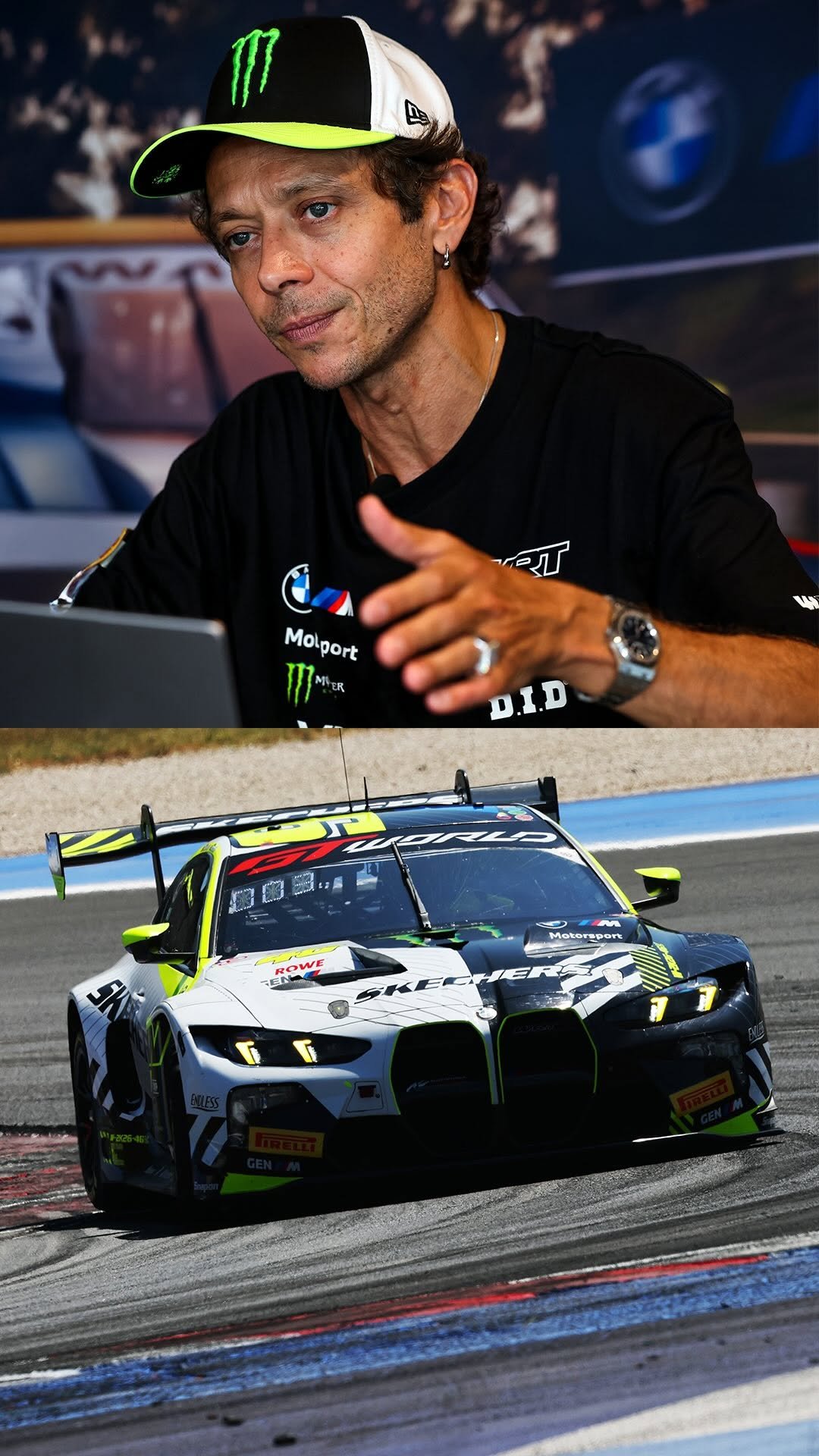bmwmmotorsport 게시물 이미지: Get to know Misano with @valeyellow46 🇮🇹

#GTWorld