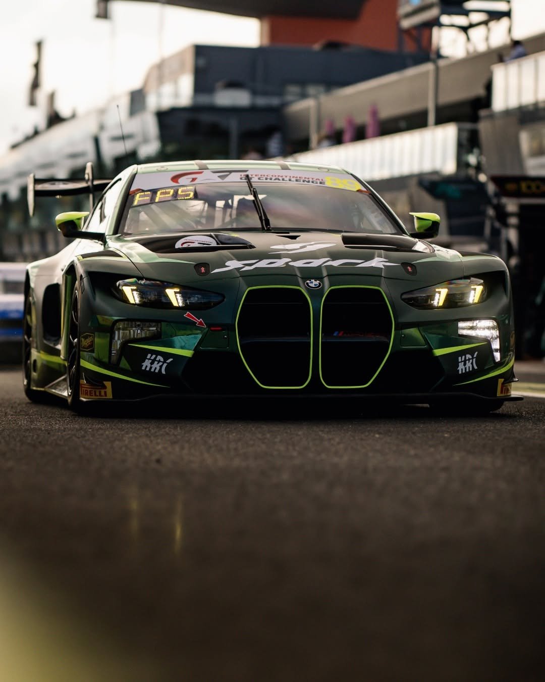 Photo shared by BMW M Motorsport 🏆 on February 16, 2026 tagging @team_krc.racing, @cunfan, @maxime.oosten, and @max.hesse. May be an image of racing vehicles, race car and text.