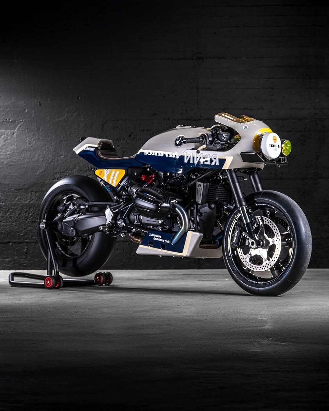 Photo by BMW Motorrad on December 22, 2025. May be an image of racing vehicles, motorcycle and text.