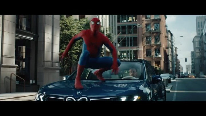 bmwusa 게시물 이미지: Swing into action with Spider-Man and the BMW...