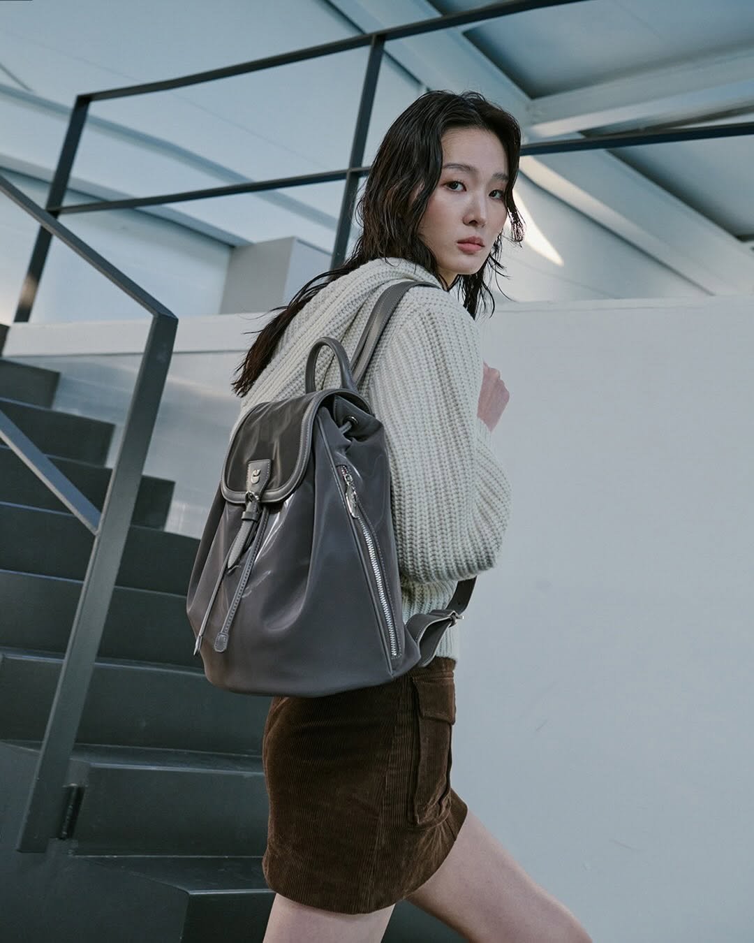 Photo by BOBO TOKYO on April 03, 2026. May be an image of leather, drawstring, miniskirt and text.