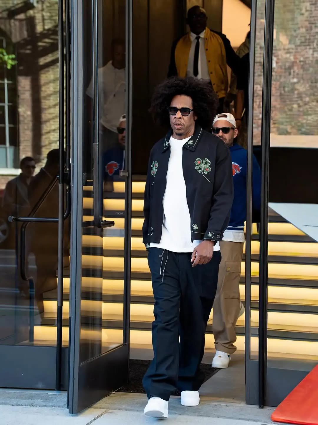 bode 게시물 이미지: Jay Z wearing the Lucky Draw Jacket to the...