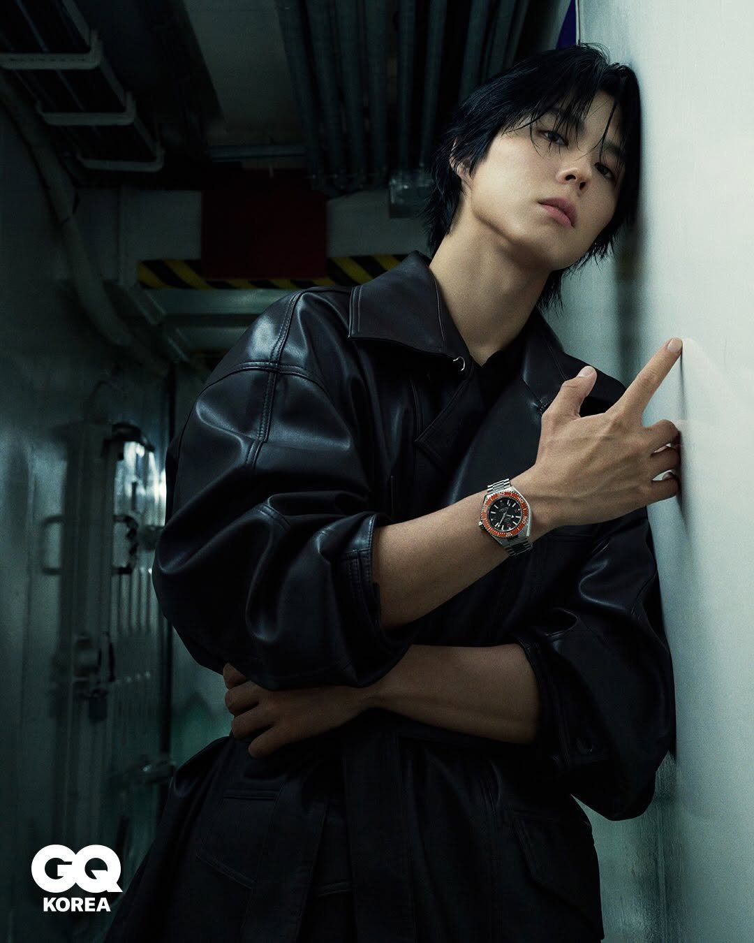 Photo shared by GQ KOREA on December 28, 2025 tagging @omega, and @bogummy. May be an image of text.