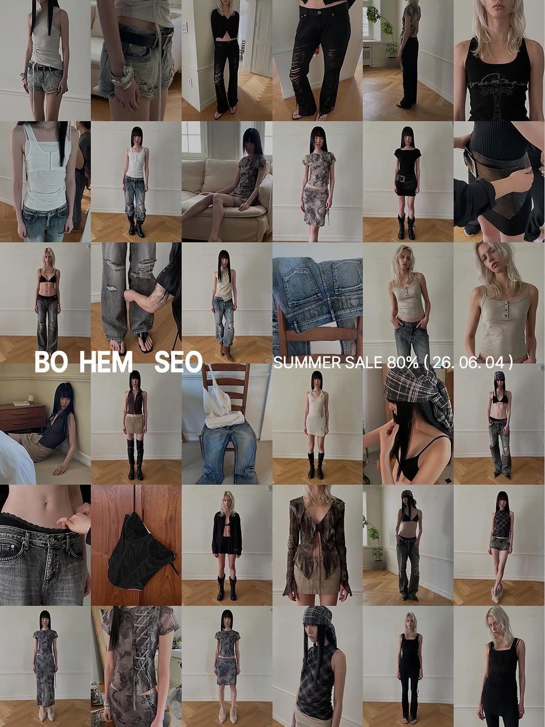 bohemian_seoul 게시물 이미지: SUMMER SALE up to 80%