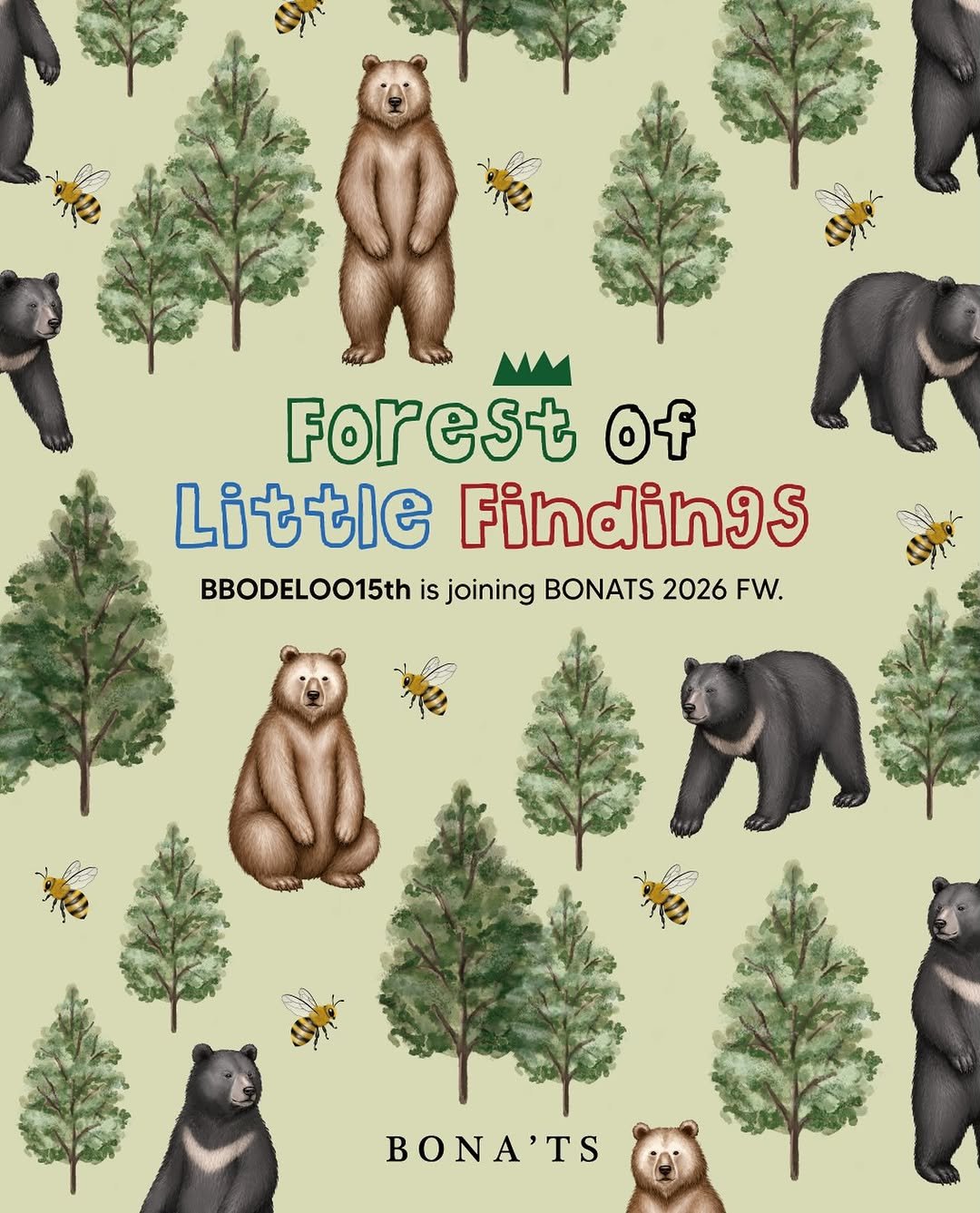 bonats.official 게시물 이미지: #뽀데루15기모집
“Forest of Little Findings” 🏔️🏕️.. !...