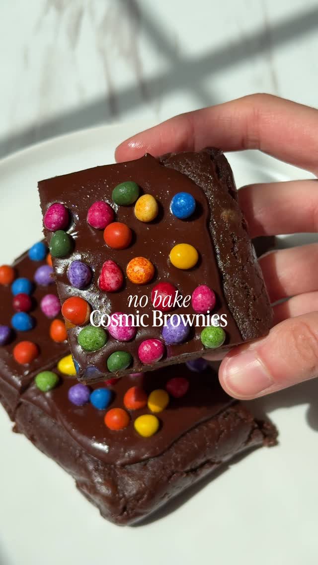 booboosbakeryy 게시물 이미지: Homemade Cosmic Brownies 🌈 a better-for-you...