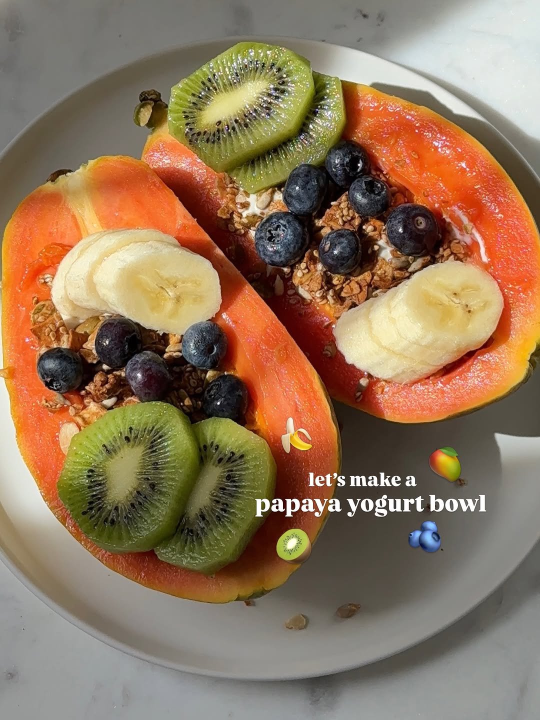 booboosbakeryy 게시물 이미지: Papaya Yogurt Bowl 🥭 a favorite summer...