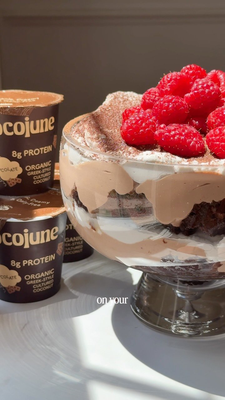 booboosbakeryy 게시물 이미지: Chocolate Raspberry Trifle 🍫 vegan &...