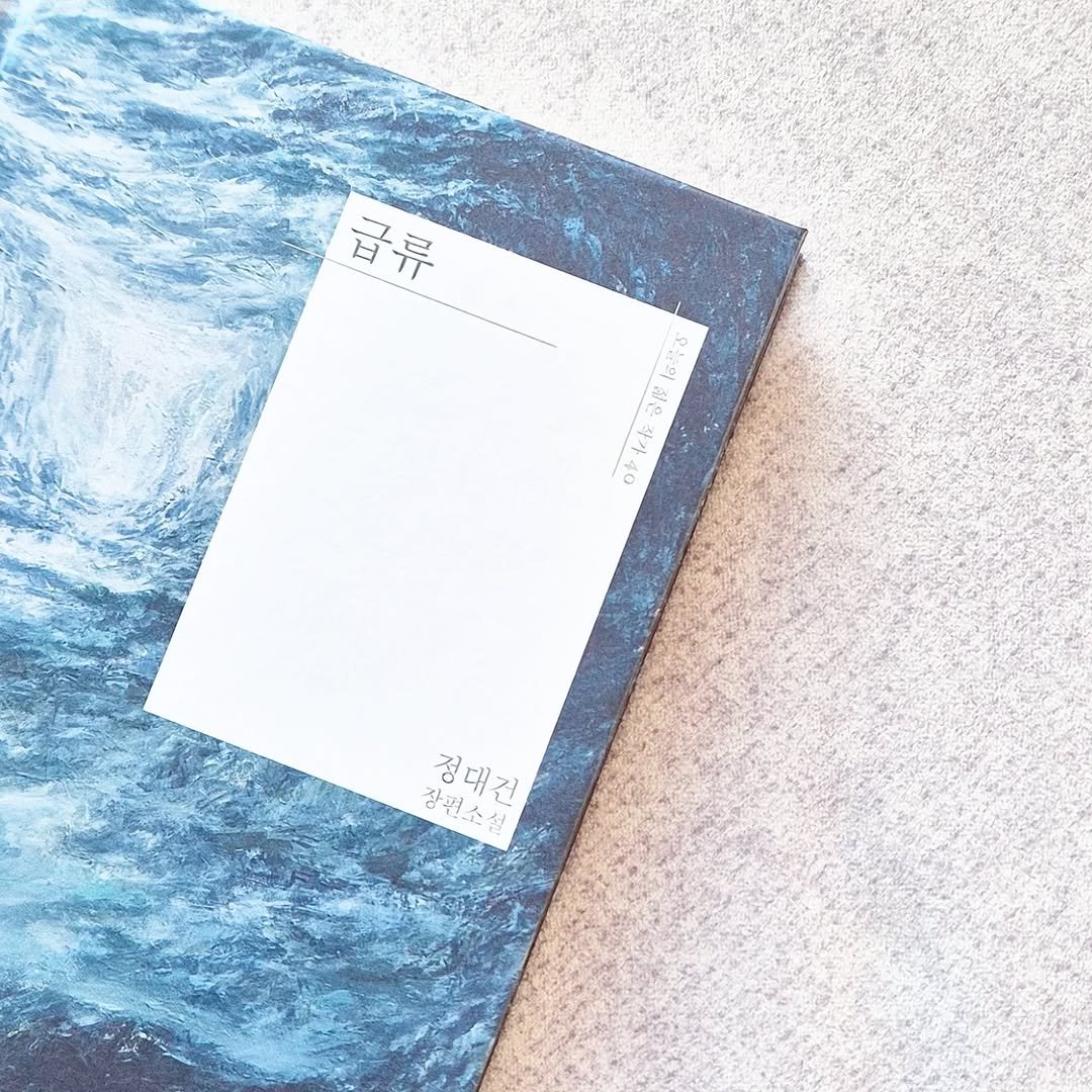 Photo by 구구의 서재 + 북스타그램 + 책소개 on July 28, 2025. May be an image of diary, card, book, water and text.