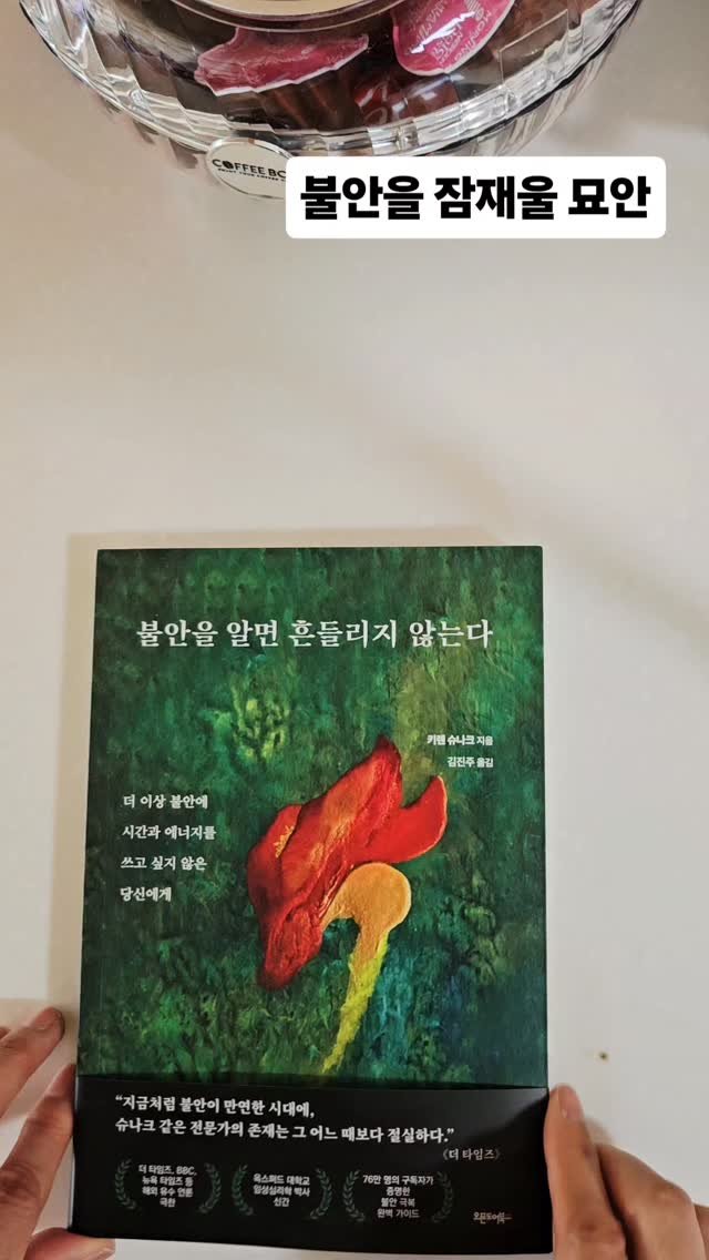 bookclip1 게시물 이미지: 더 이상 불안에 시간과 에너지를 쓰고 싶지 않은 당신에게

<불안을 알면 흔들리지...