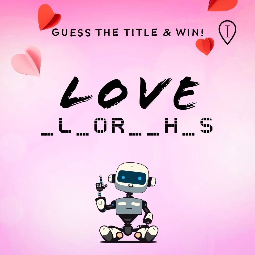 Photo shared by Booksthakam on February 07, 2026 tagging @the_arvind_chapters. May be a doodle of heart, poster, card and text that says 'GUESS THE TITLE & WIN! LOVE OR...'.
