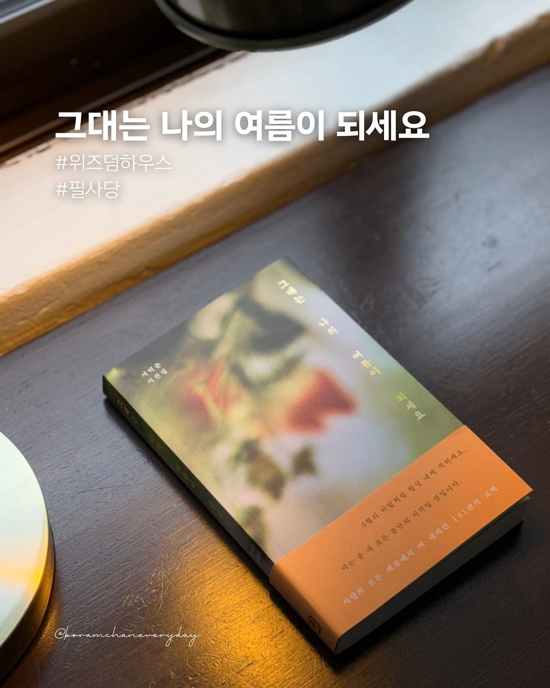 Photo shared by 보일러ㅣ보람찬일상러ㅣ책ㅣ필사 on September 24, 2025 tagging @wisdomhouse_official. May be an image of book, magazine and text that says '그대는 나의 여름이 되세요 #위즈덤하우스 #필사당 시신집 料報 그배는 丁可 ส 여홉이 मर of 먹하세요. 파랑치럼 작일 대리간 통려간141전의 컷입니다. 5월의 문단의 이는들 세절에서 모든 모든 사랑의 @himemachanavengday'.