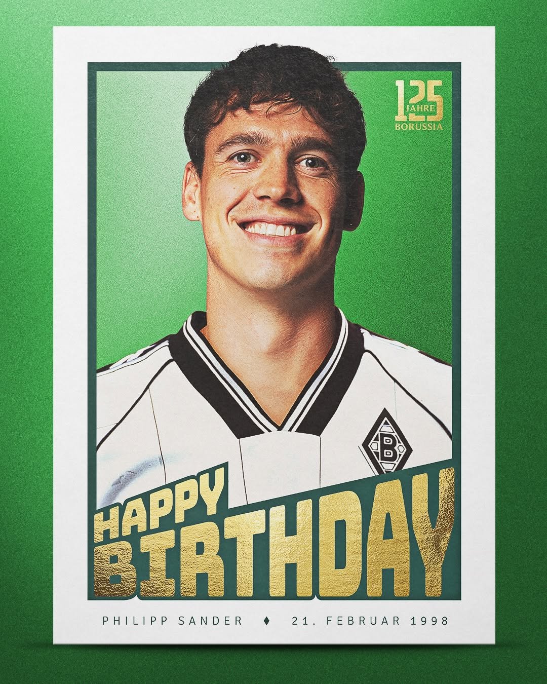 Photo by Borussia Mönchengladbach | Bundesliga on February 21, 2026. May be an image of football, soccer, card, poster, stadium and text.