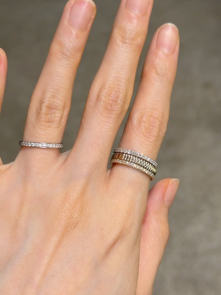 bosque__jewelry 게시물 이미지: 자연광 아래에서도 예쁘게 빛나는 루벤은 하나로도 예쁘지만
저는 특히 키미 랩다이아...