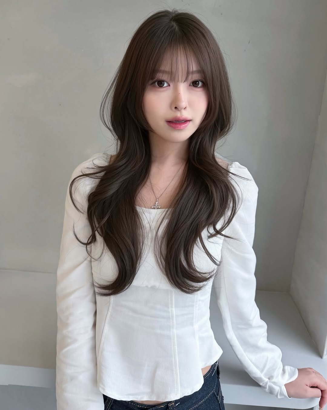 boutique_hyeseon__ 게시물 이미지: 가벼우면서 날려보이지 않고 
볼륨감 가득 여리여리해 보이는
...
