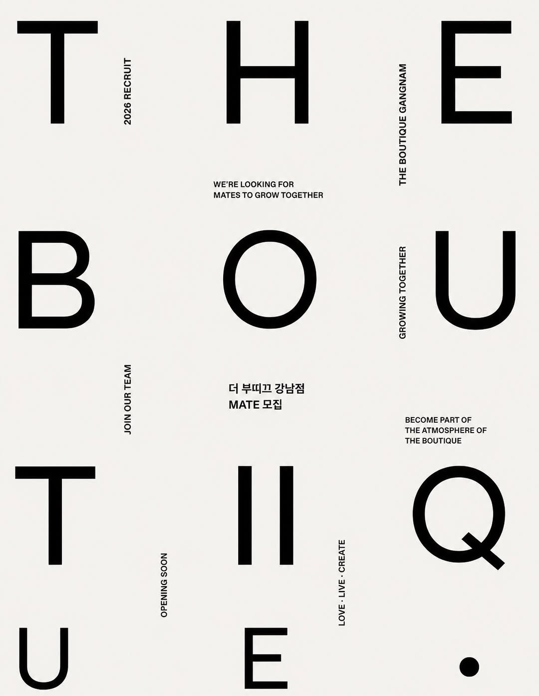 boutique_rimm 게시물 이미지: 더부띠끄 강남점에서 함께 성장할 메이트를 모집합니다

첫째, ‘빠르게’보다는...