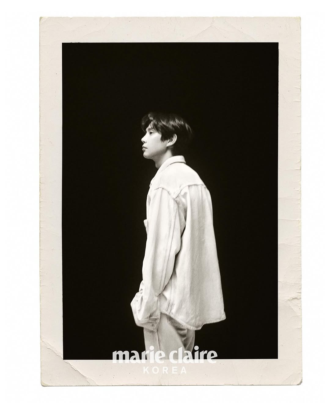 Photo shared by 박스아범 박성훈 on August 26, 2025 tagging @marieclairekorea. May be an image of magazine.
