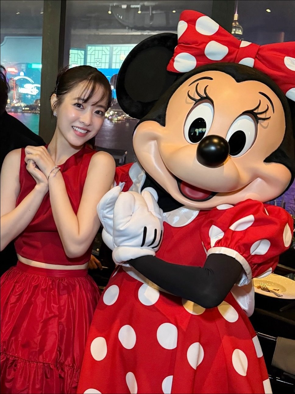 Photo by 박보영 ParkBoYoung on November 13, 2025. May be an image of Minnie Mouse and text.