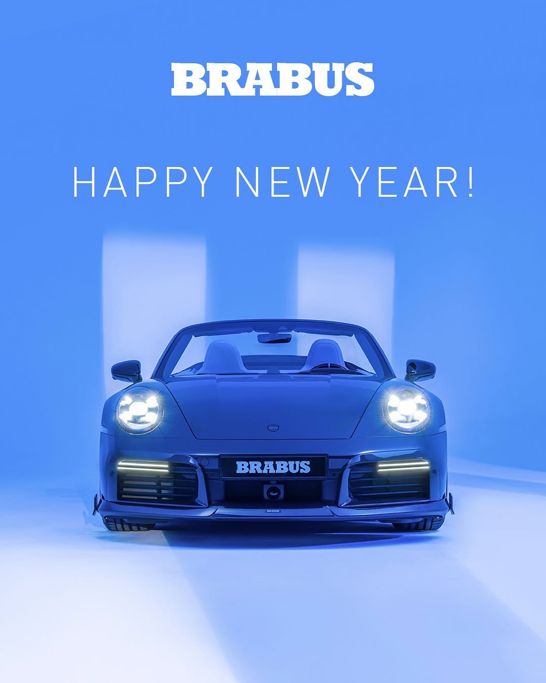 Photo by BRABUS on January 01, 2026. May be an image of race car and text that says 'BRABUS HAPPYNEWYEAR! NEW HAPPY YEAR! BRABUS --'.