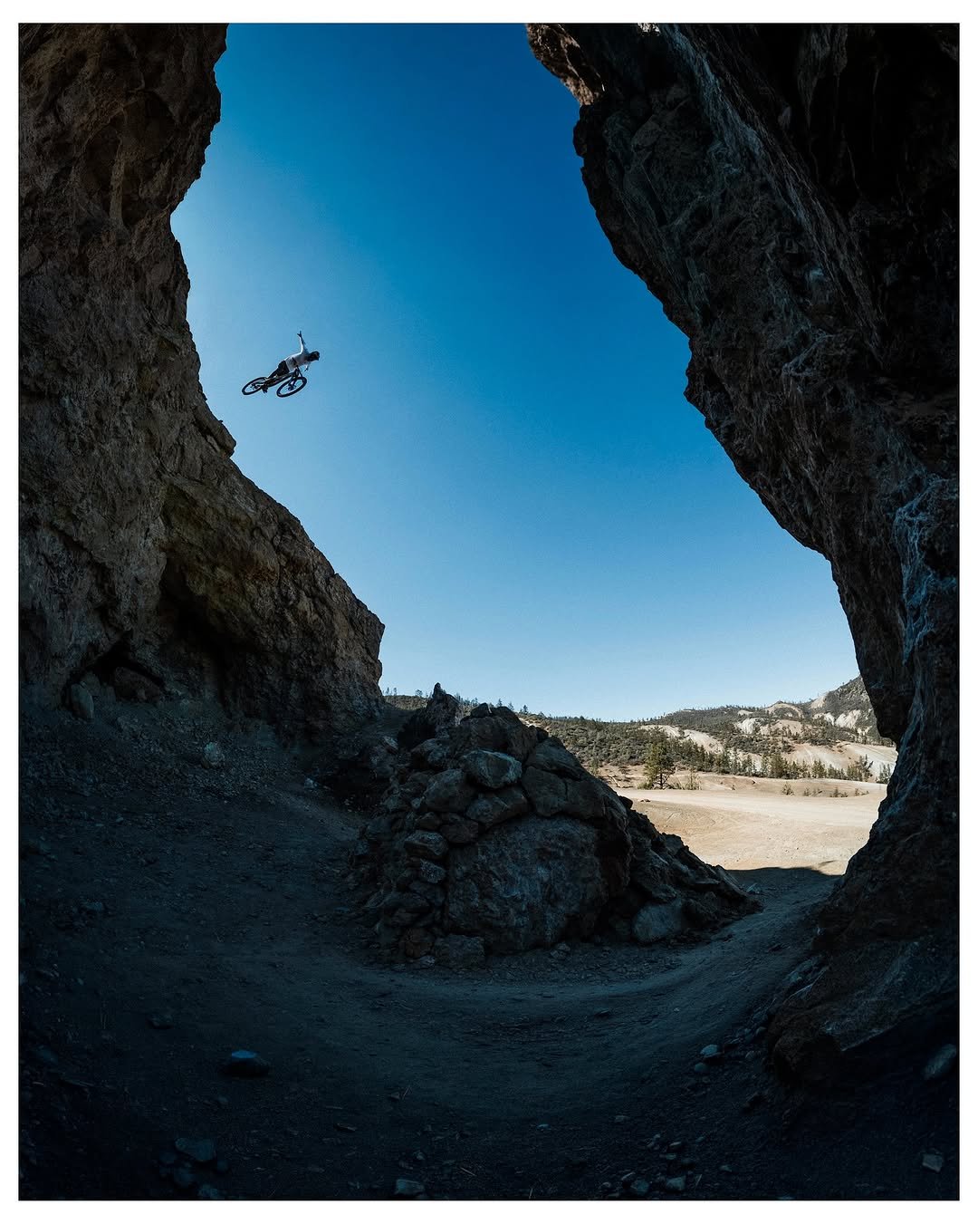 Photo shared by Brandon Semenuk on March 24, 2026 tagging @iancollinsphotography, and @oclevercircle. May be an image of climbing and text.