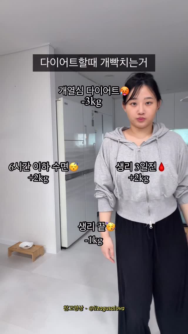 bravelyyoon 게시물 이미지: 내 한달 사이클

참고영상 - TikTok lizagusalova 

#다이어트