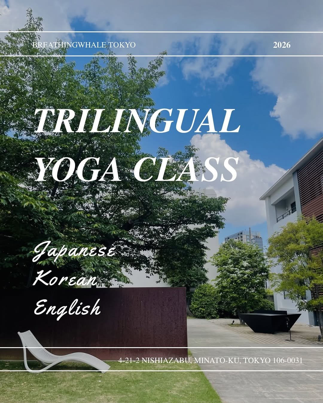 breathingwhale_ 게시물 이미지: Trilingual yoga class🐋

🌼 Korean, Japanese,...