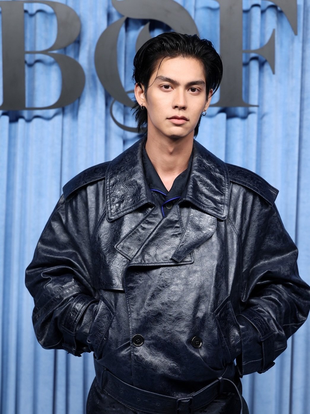 Photo shared by BRIGHT on October 05, 2025 tagging @burberry. May be an image of 1 person, makeup and text.