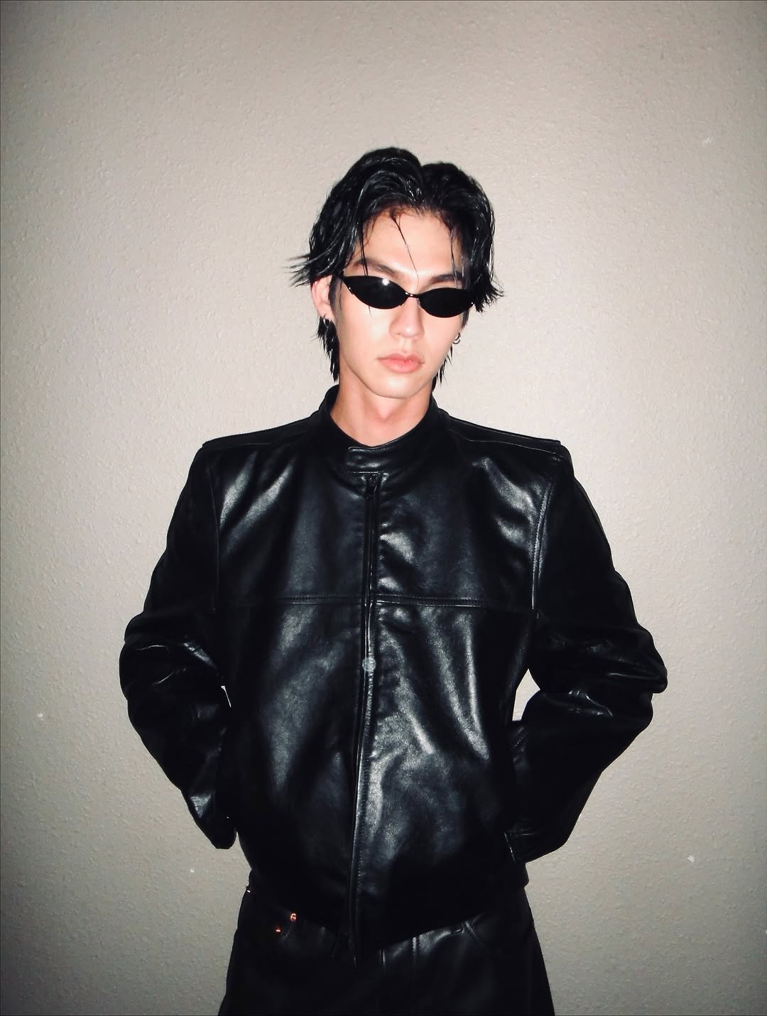 Photo shared by BRIGHT on November 08, 2025 tagging @vetements_official. May be an image of glasses, eye patch and text.