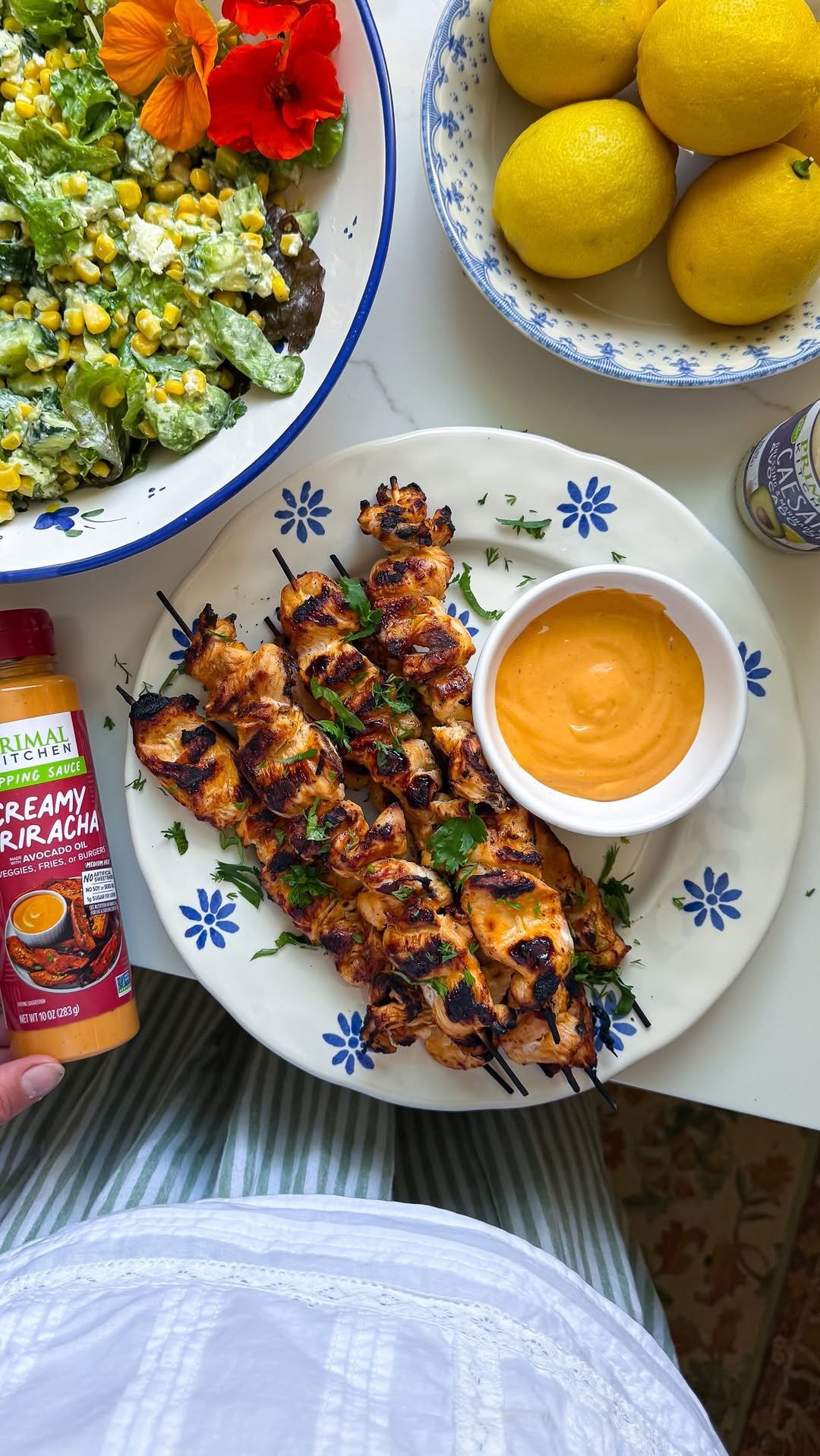 brightmomentco 게시물 이미지: making a summer-y lunch spread with less than...
