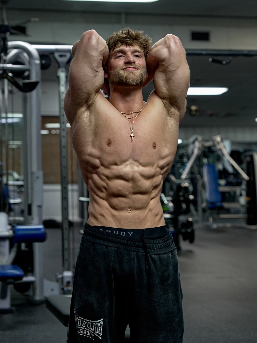 Photo by Brodie Falgoust on January 26, 2026. May be an image of one or more people, biceps, people bodybuilding and text.