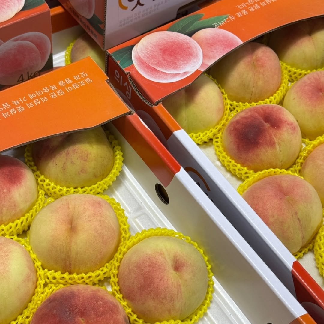 Photo by 🍑  형제청과 🍑  상위1%과일 • 납작복숭아  • 명장복숭아  •  신품종복숭아 on August 26, 2025.