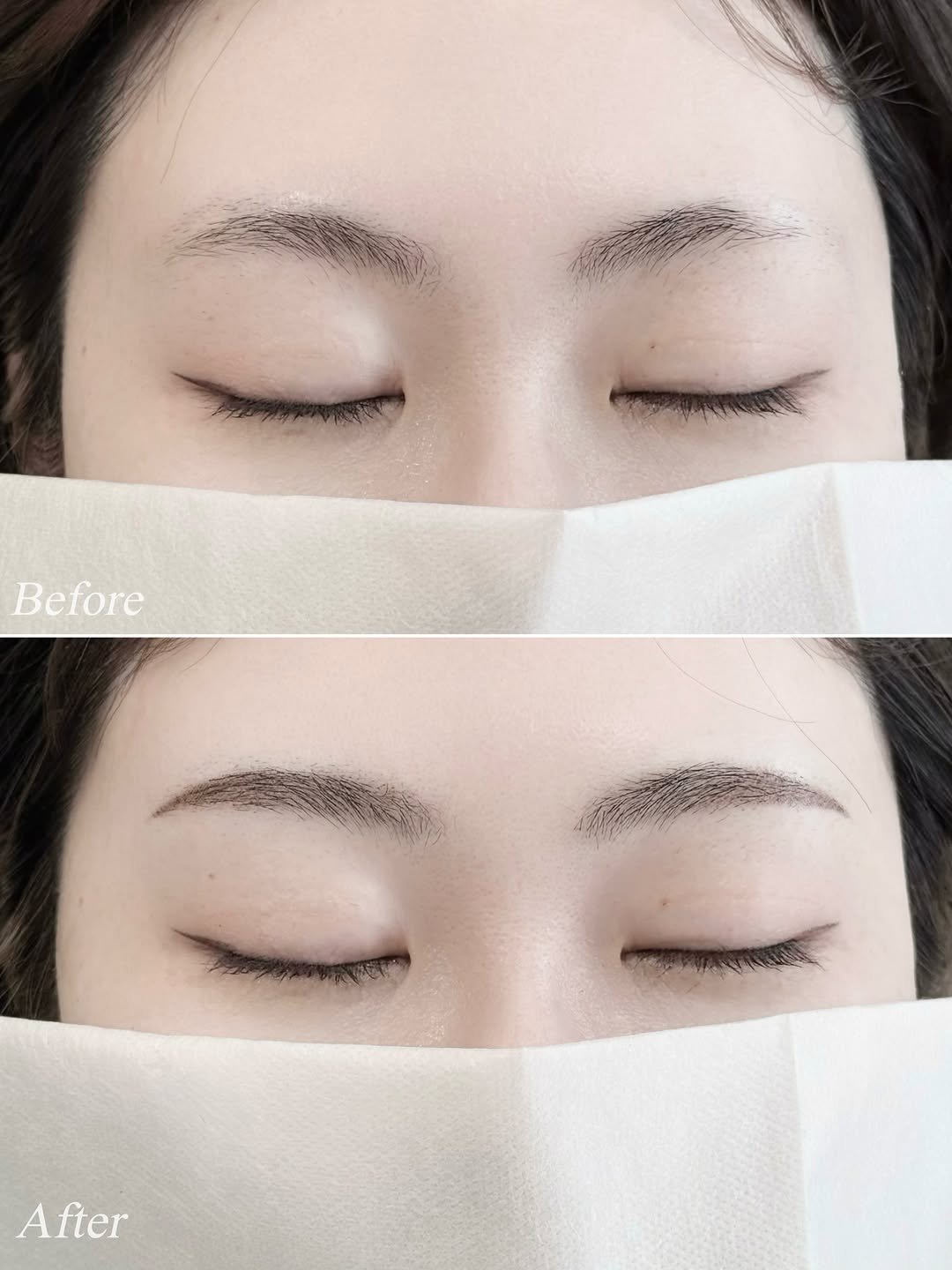 brow_look_ 게시물 이미지: 🕊️
한 끗 차이로 달라지는 인상, 
비대칭 교정의 힘✨

양쪽 눈썹의 높낮이와...