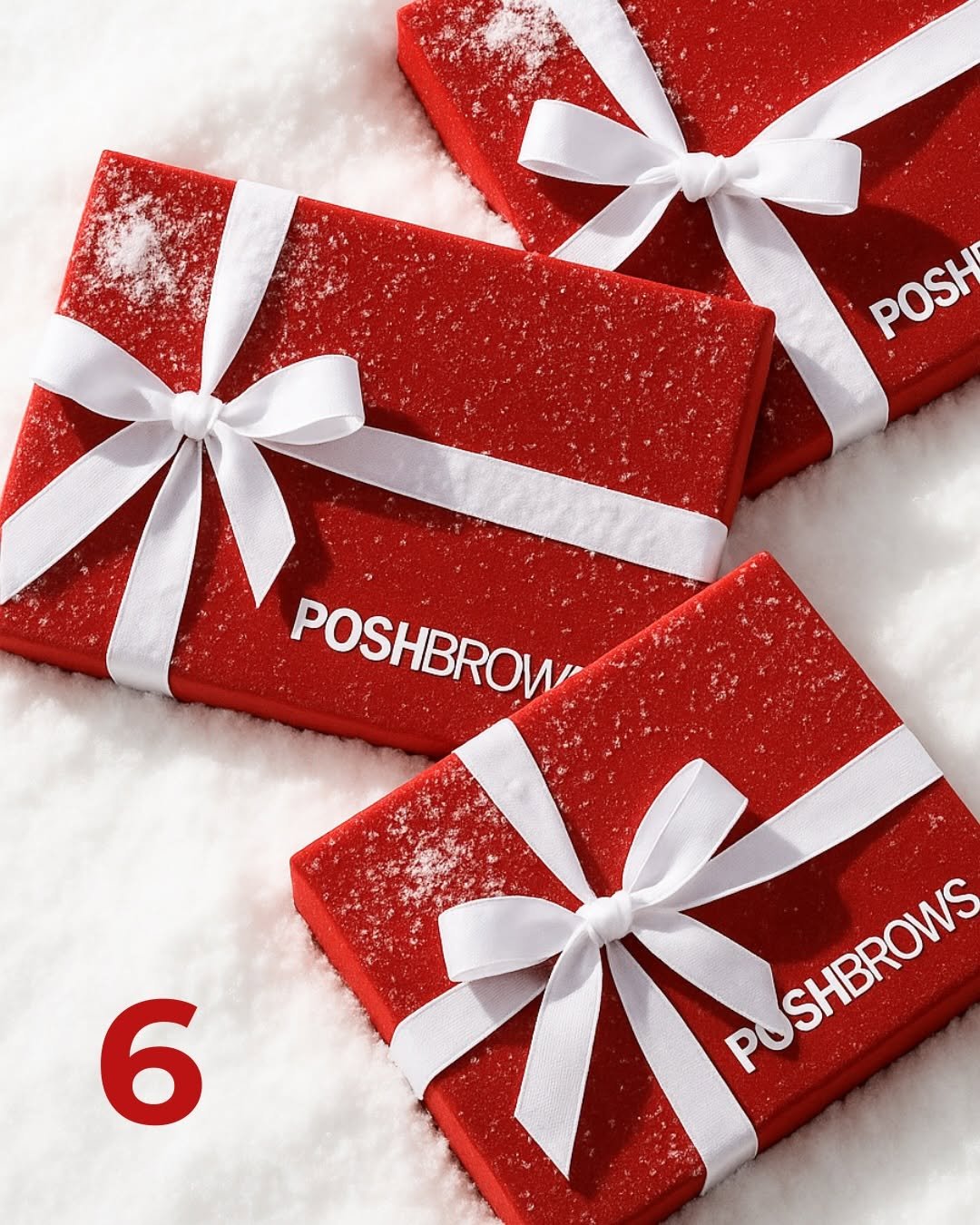 Photo shared by 𝐏𝐑𝐎 𝐁𝐑𝐎𝐖 𝐒𝐔𝐏𝐏𝐋𝐈𝐄𝐒 on December 17, 2025 tagging @browsbyzulema. May be an image of hamper, hand cream, card and text that says 'POSH' POSHBROW POSHBROW 6 PUSHBROWS RASHERONS'.