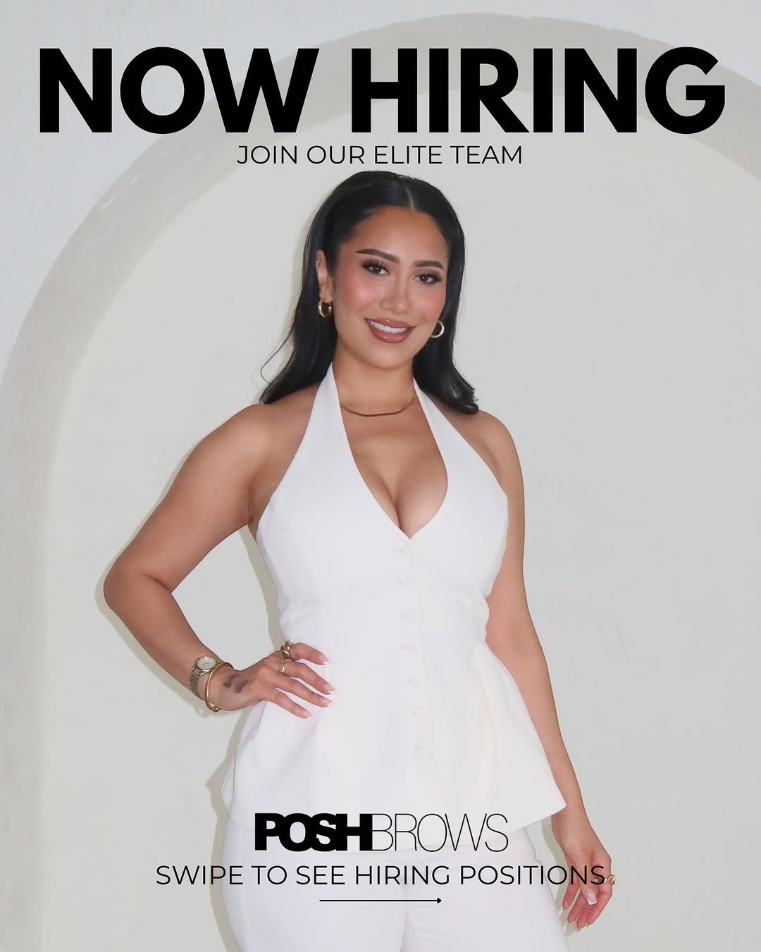 Photo by 𝐋.𝐀.’𝐬 #𝟏 𝐁𝐫𝐨𝐰 𝐄𝐝𝐮𝐜𝐚𝐭𝐨𝐫 | 𝟑𝐊+ 𝐆𝐥𝐨𝐛𝐚𝐥 𝐒𝐭𝐮𝐝𝐞𝐧𝐭𝐬 on April 27, 2026. May be an image of magazine and text that says 'NOW HIRING JOIN OUR ELITE TEAM POSHBROWS SWIPE TO SEE HIRING POSITIONS'.