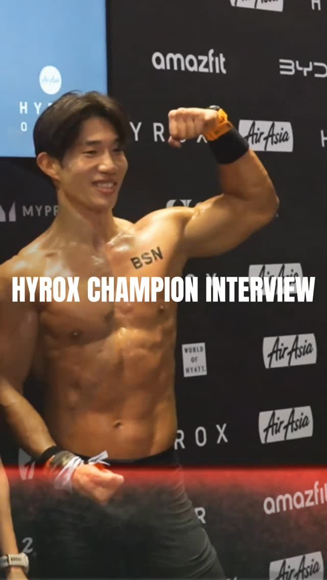bsnkorea 게시물 이미지: ⠀
 인천 HYROX D-3 🔥
 ⠀
 하이록스 챔피언 홍범석이 말하는
 하이록스를...