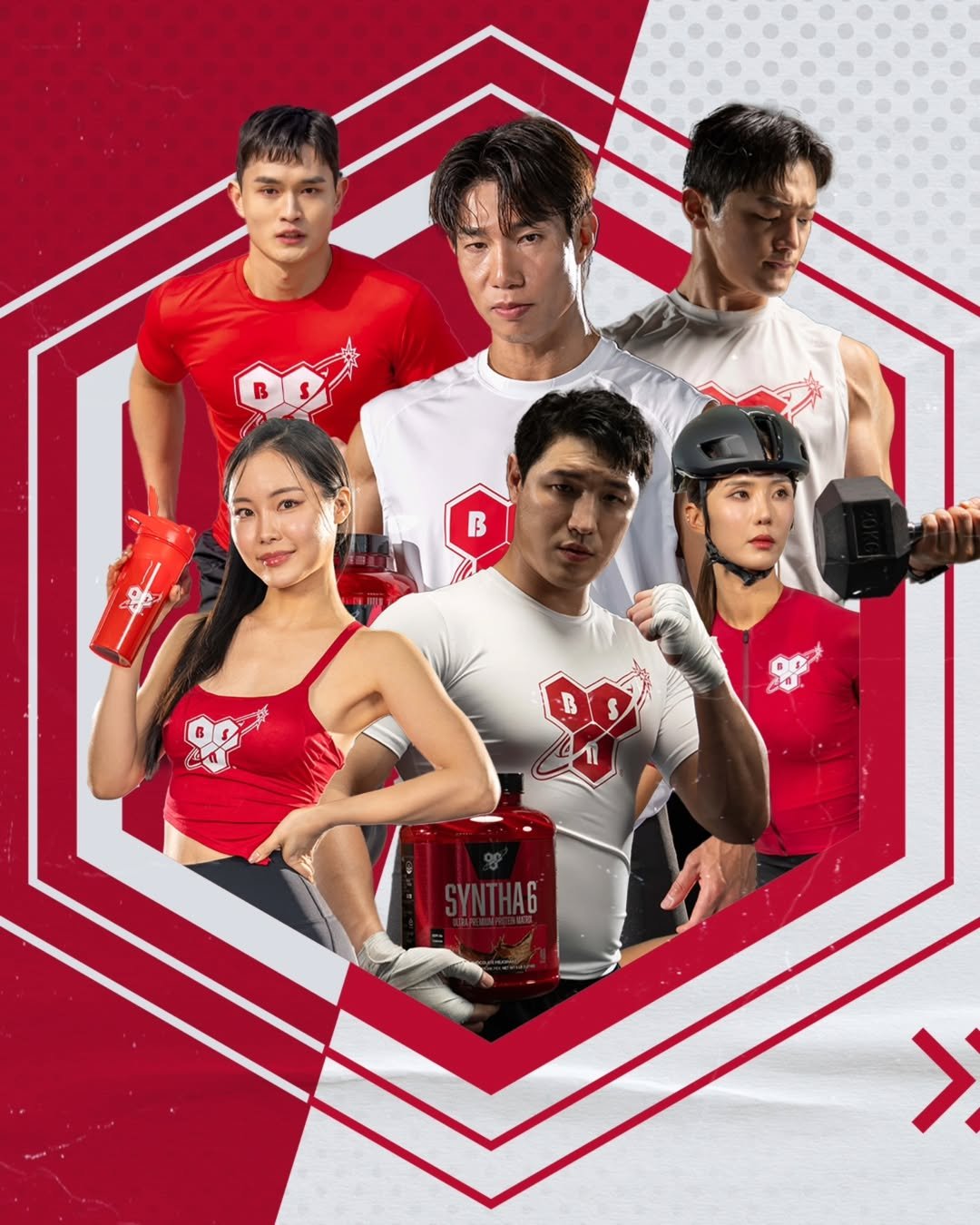 Photo shared by BSN KOREA | SYNTHA-6 신타6 on April 03, 2025 tagging @healthy.hye__, @hunk_boxing, @soi.f, @hongbeomseok_, @sub_koo, and @runseung.