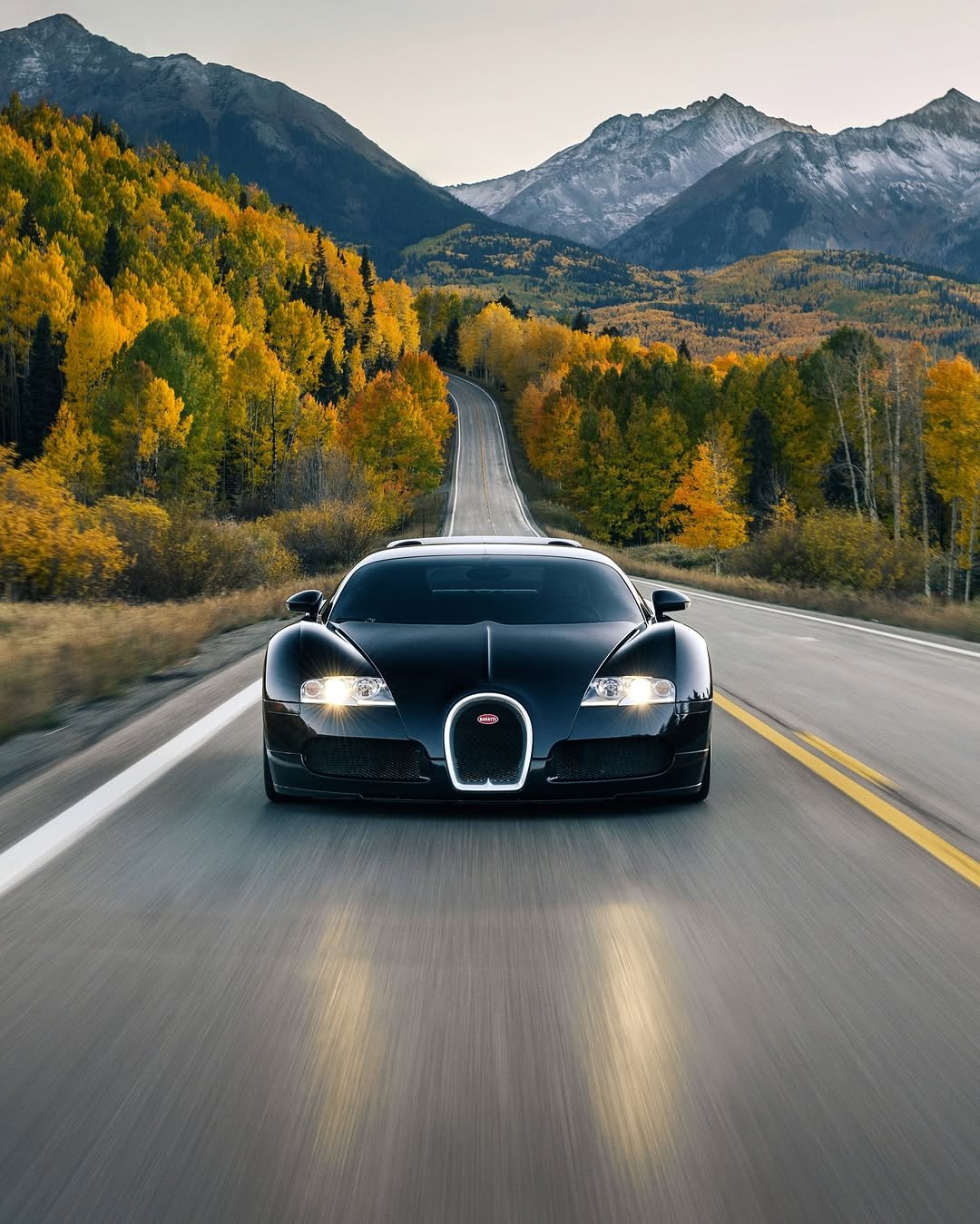 Photo shared by BUGATTI on November 15, 2025 tagging @winningauto. May be an image of blower, race car, wheel, road and text.