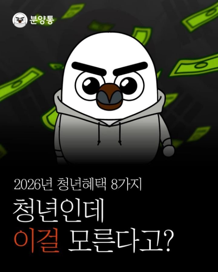 bunyang_tong 게시물 이미지: 2026년 청년 지원금 모음집
.
.
최대 480만원 지원해주는
청년...