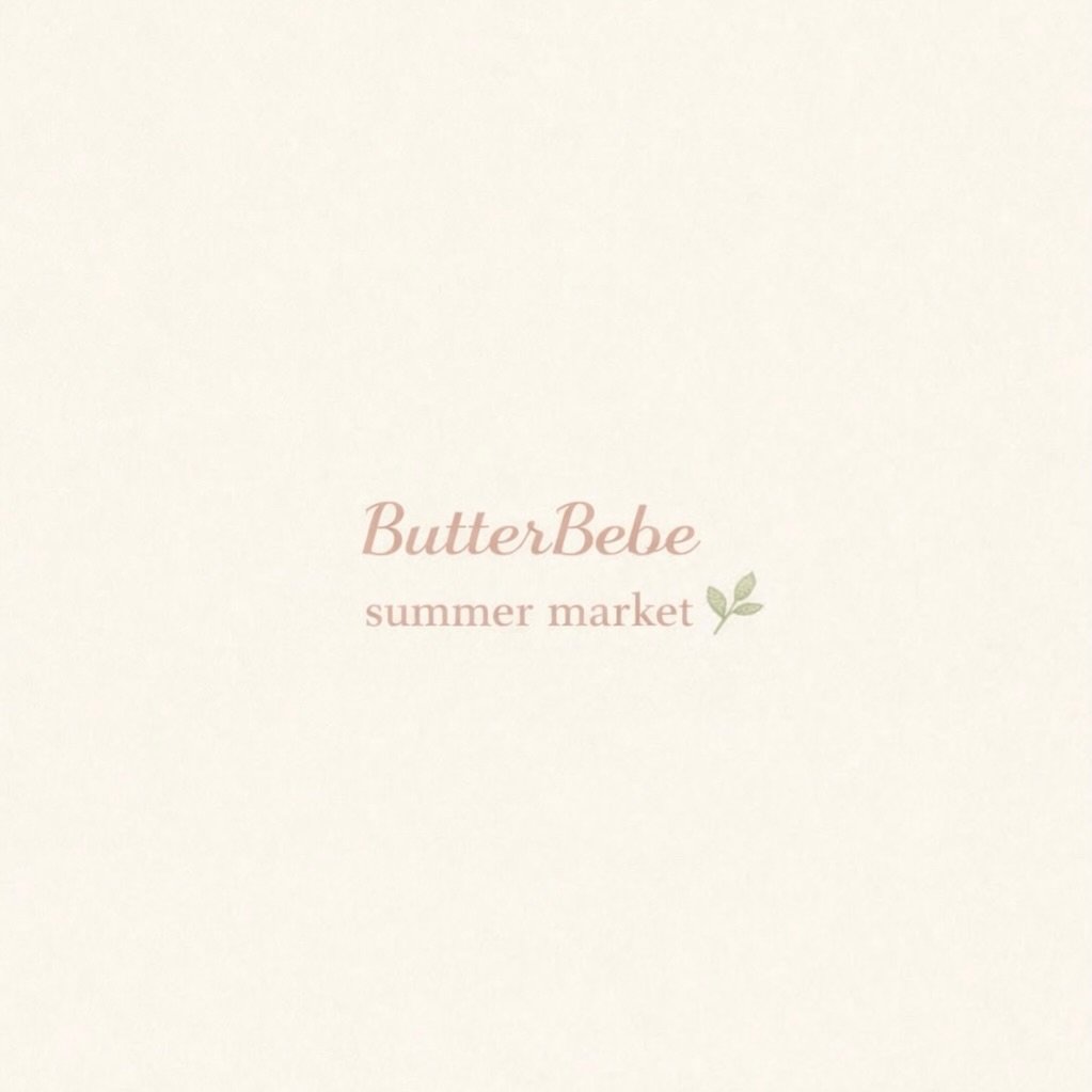 Photo by 버터베베 Do eunbi on April 12, 2026. May be an image of text that says 'ButterBebe summer market'.