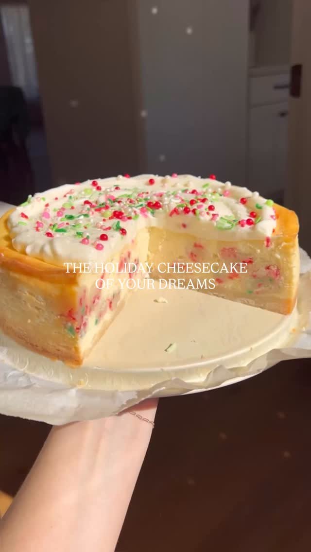 butternutbakery 게시물 이미지: Sugar cookie CHEESECAKE!! Creamy vanilla...