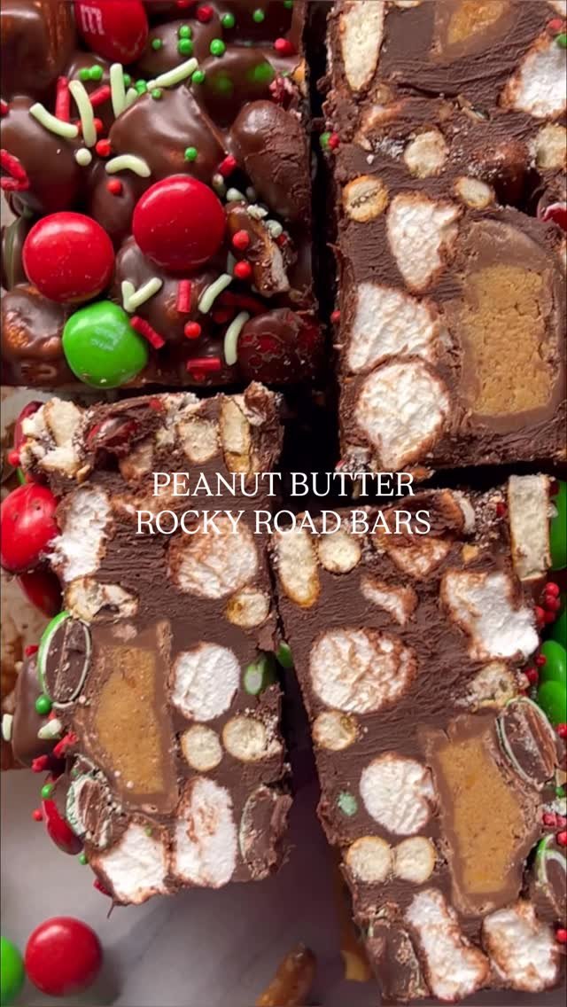 butternutbakery 게시물 이미지: These peanut butter rocky road bars are the...